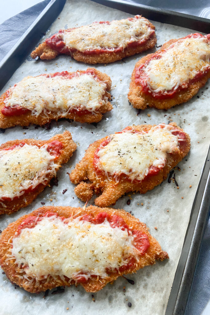 Easy Crispy Chicken Parmesan Feeding Tiny Bellies