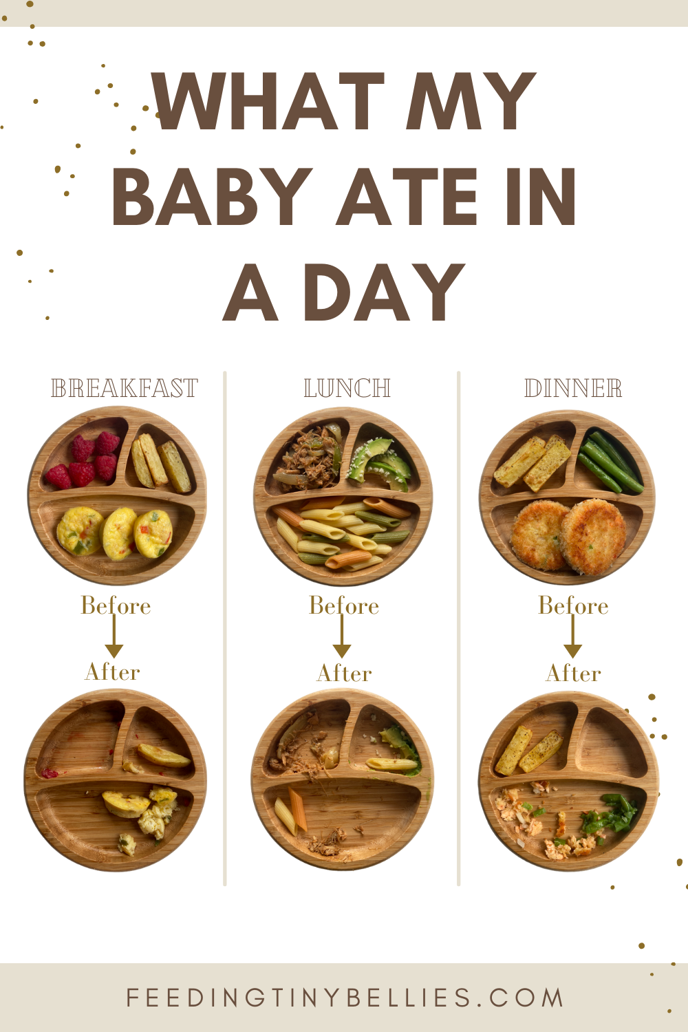 What my baby ate in a day floor edition