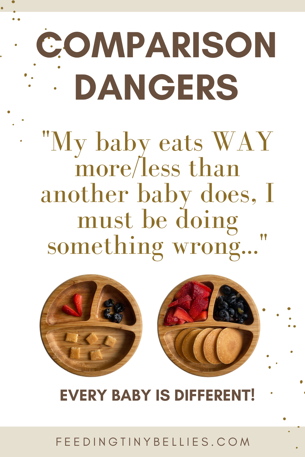 Comparison dangers - Every baby is different!