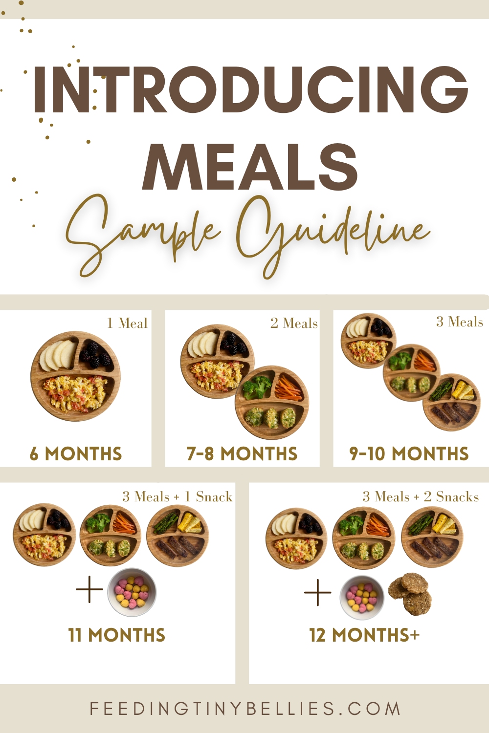 Printable Baby Food Chart: BLW, Purees, Finger Foods