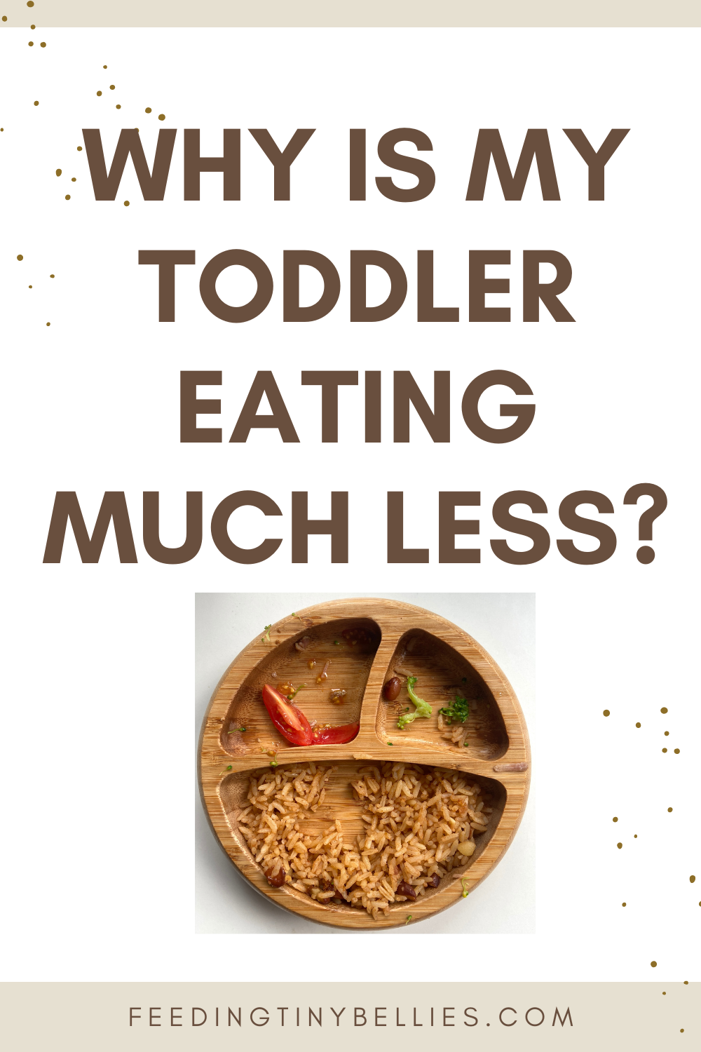Why is my toddler eating much less?