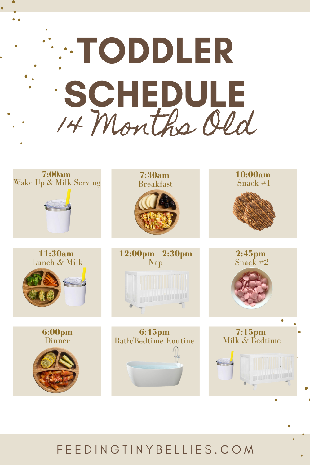 Easy Feeding Schedule for 1 Year Olds - Your Kid's Table