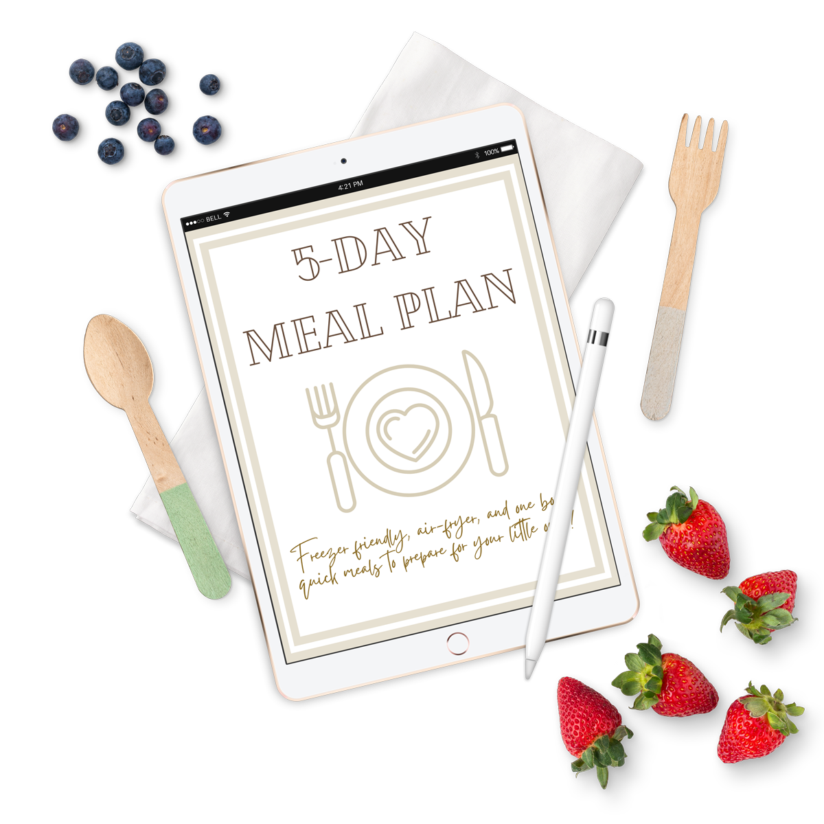 5-day Meal Plan Freebie Opt-in Image