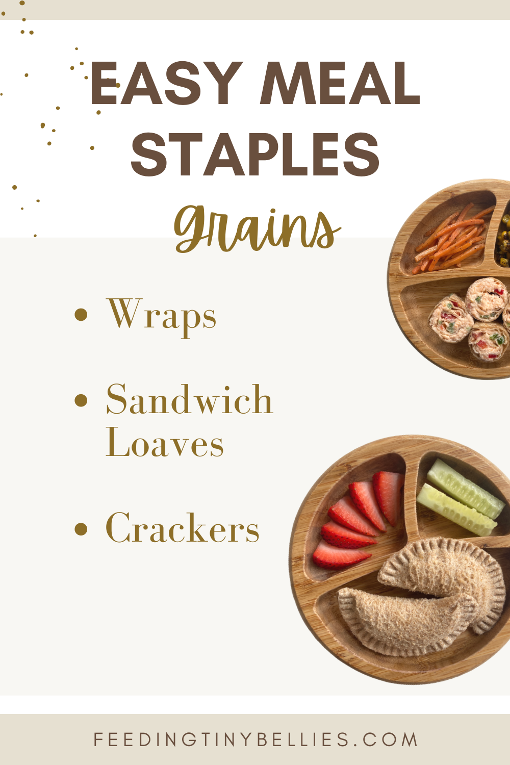 Easy Toddler Meal Staples - Grains