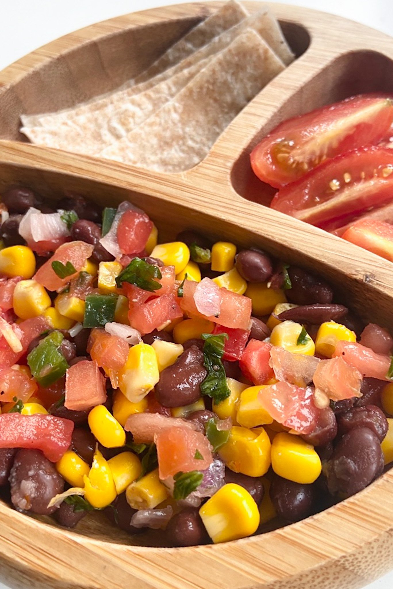 Easy burrito bowls - vegetarian toddler meal