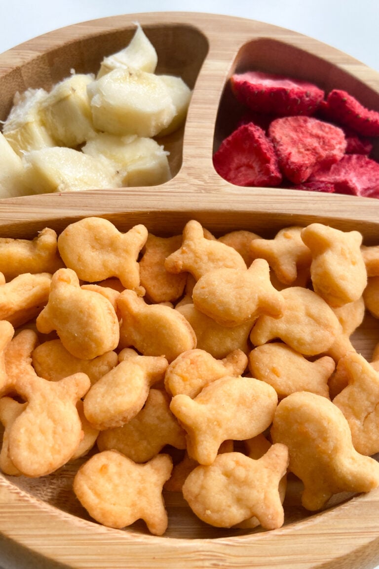 Homemade Healthy Goldfish Crackers - Feeding Tiny Bellies