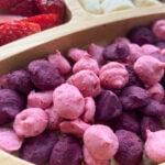 Strawberry and blueberry yogurt melts