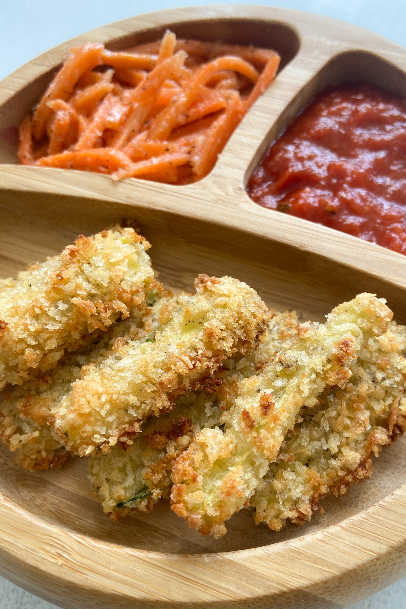 Air Fryer Zucchini Fries (With Oven Baked Option) - Feeding Tiny Bellies