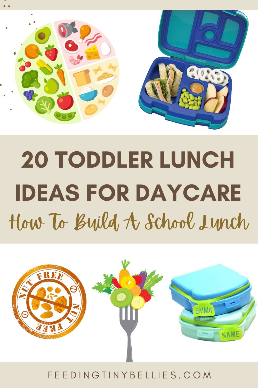 25+ Easy Toddler Lunch Ideas for Daycare - Pinecones & Pacifiers