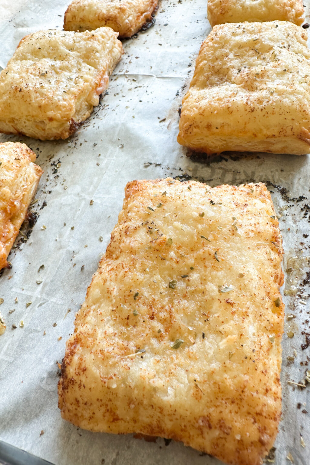 Puff Pastry Pizza Pockets Feeding Tiny Bellies