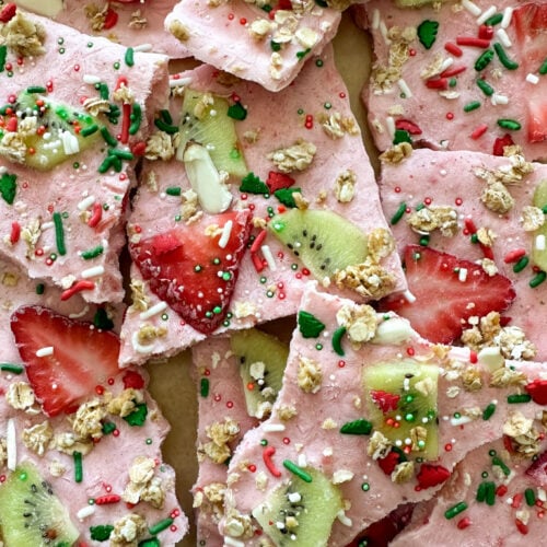 Strawberry Yogurt Bark - Feeding Tiny Bellies