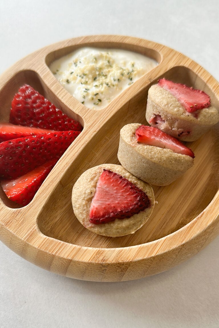 Strawberry Banana Oatmeal Muffins Feeding Tiny Bellies
