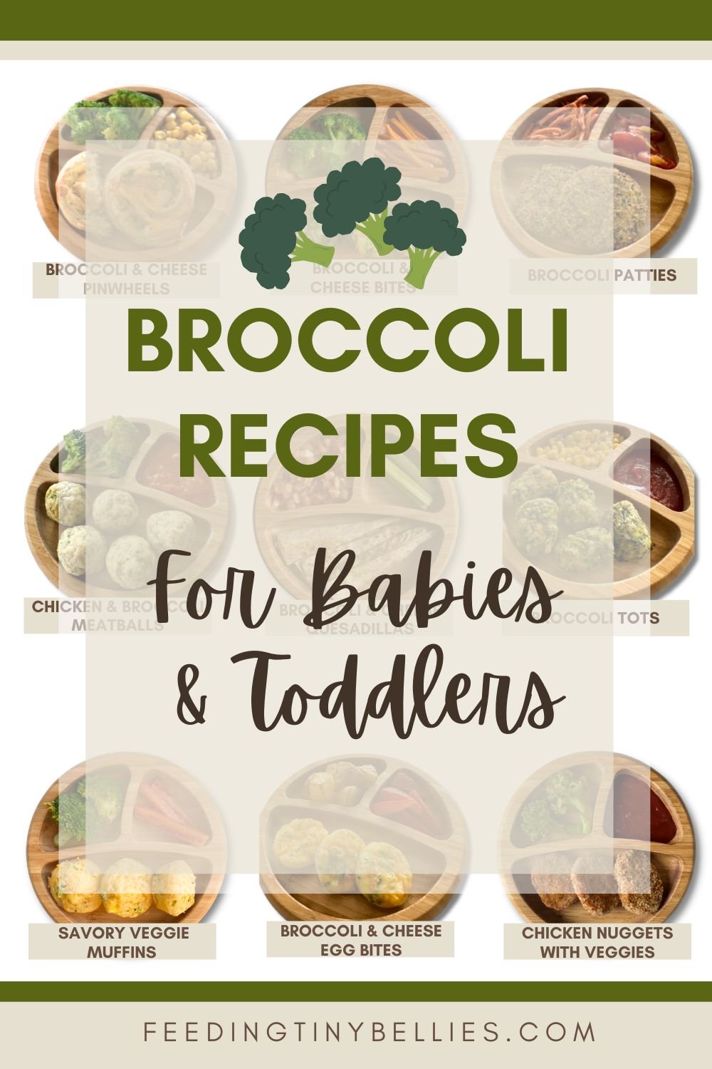 Broccoli recipes for babies and toddlers.