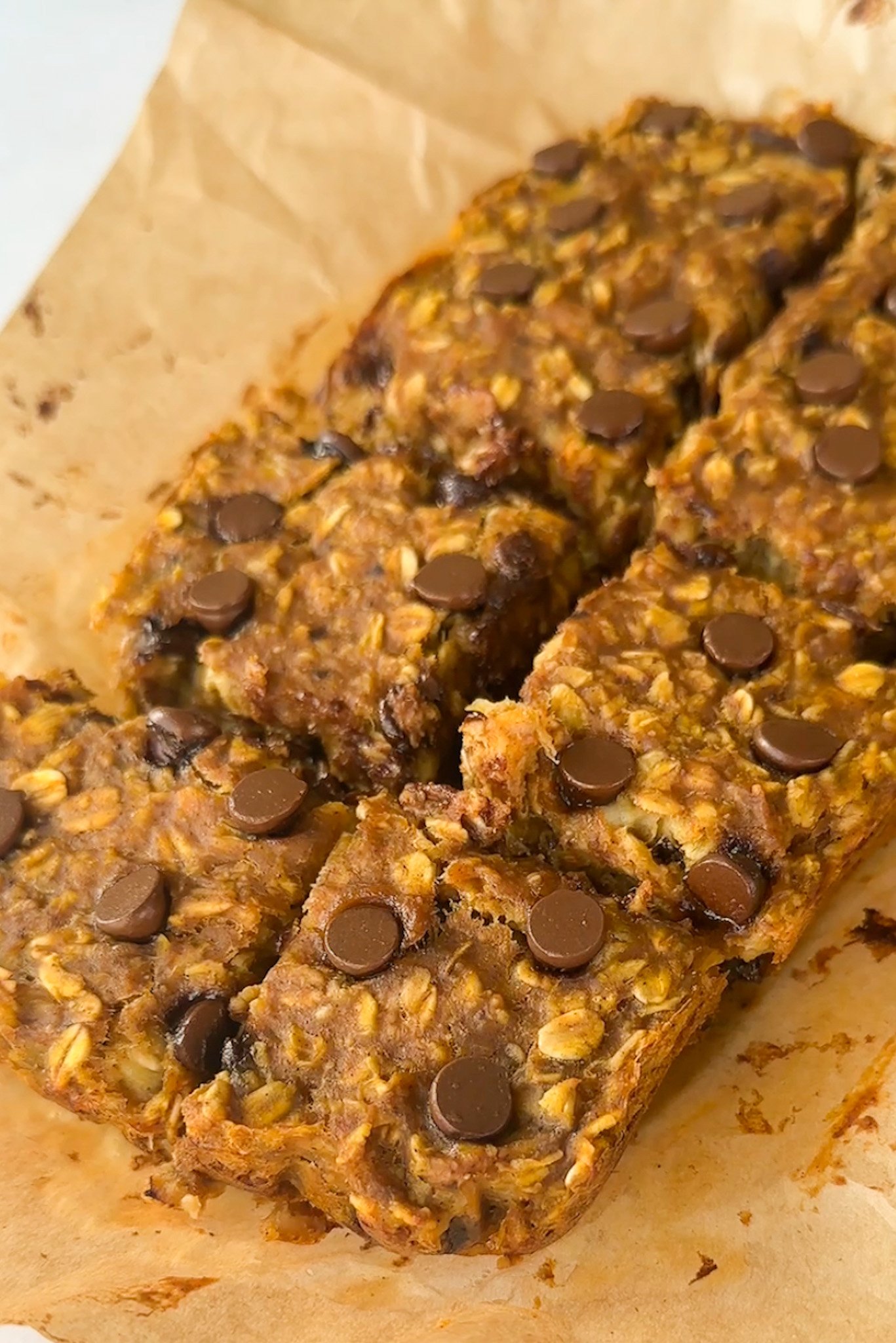 Pumpkin banana oatmeal bars.