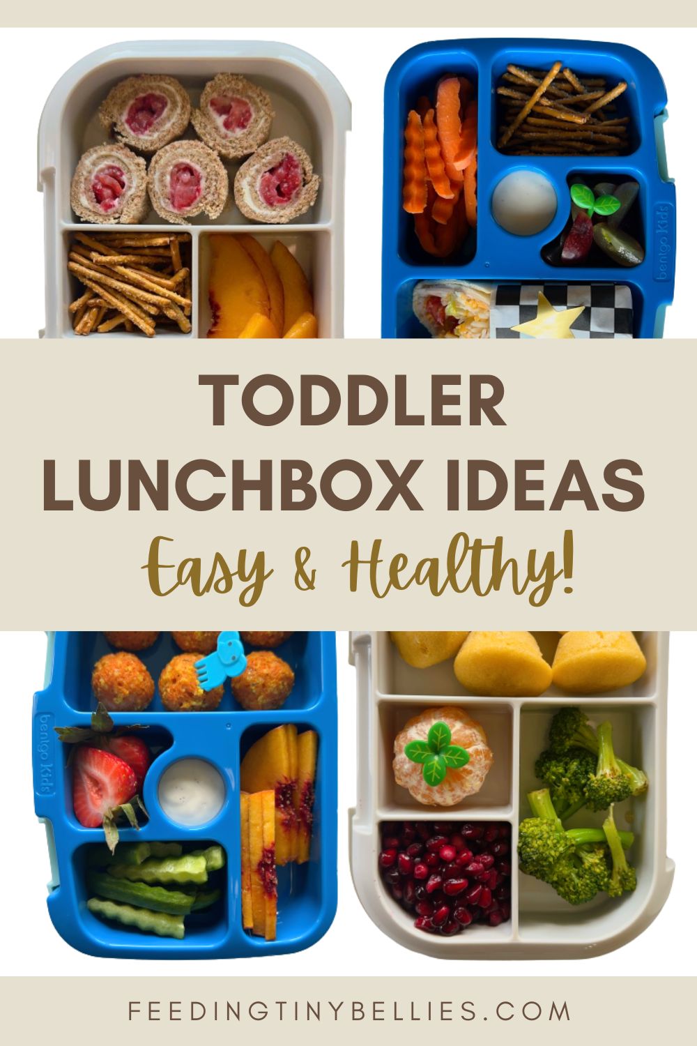 Toddler lunchbox ideas (easy and healthy).