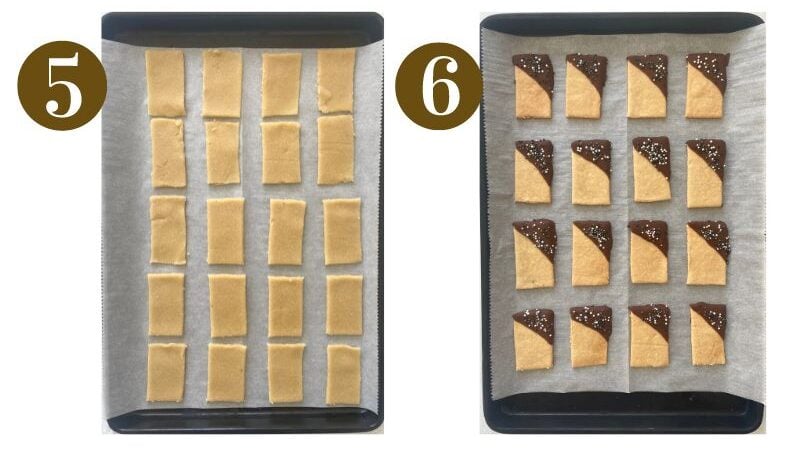 Steps to make 2 ingredient almond cookies