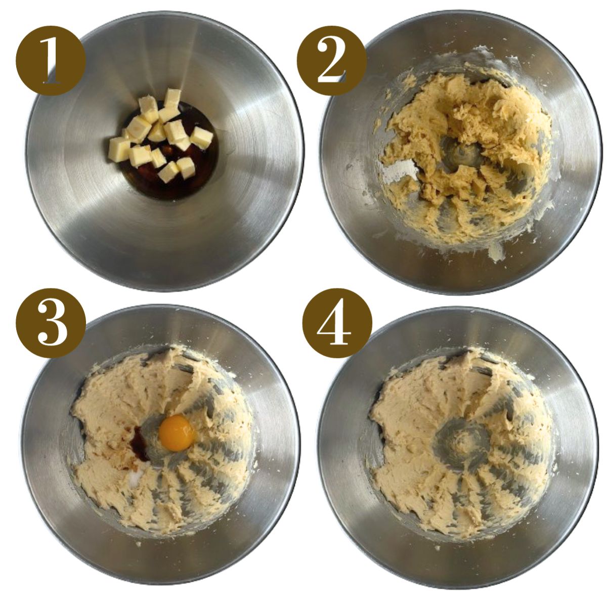 Steps to make maple sugar cookies.