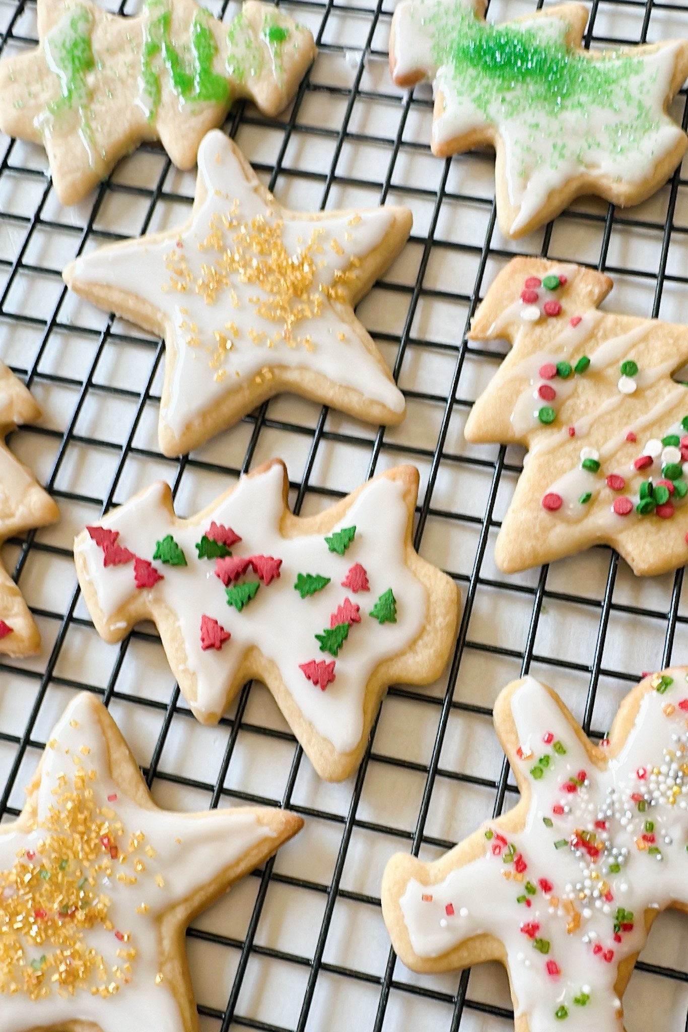 Maple sugar cookies with icing on top.