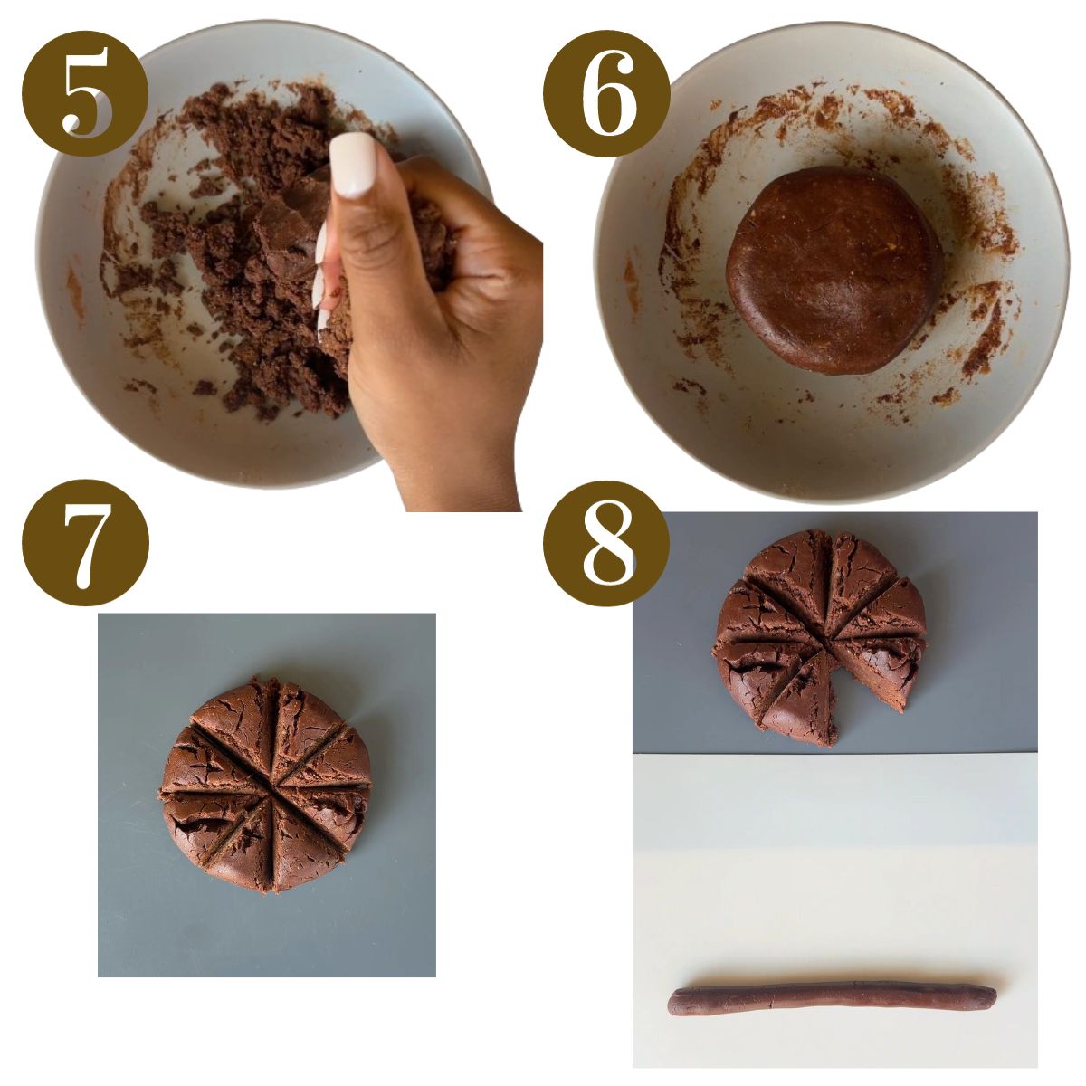 Steps to make homemade cocoa puffs.