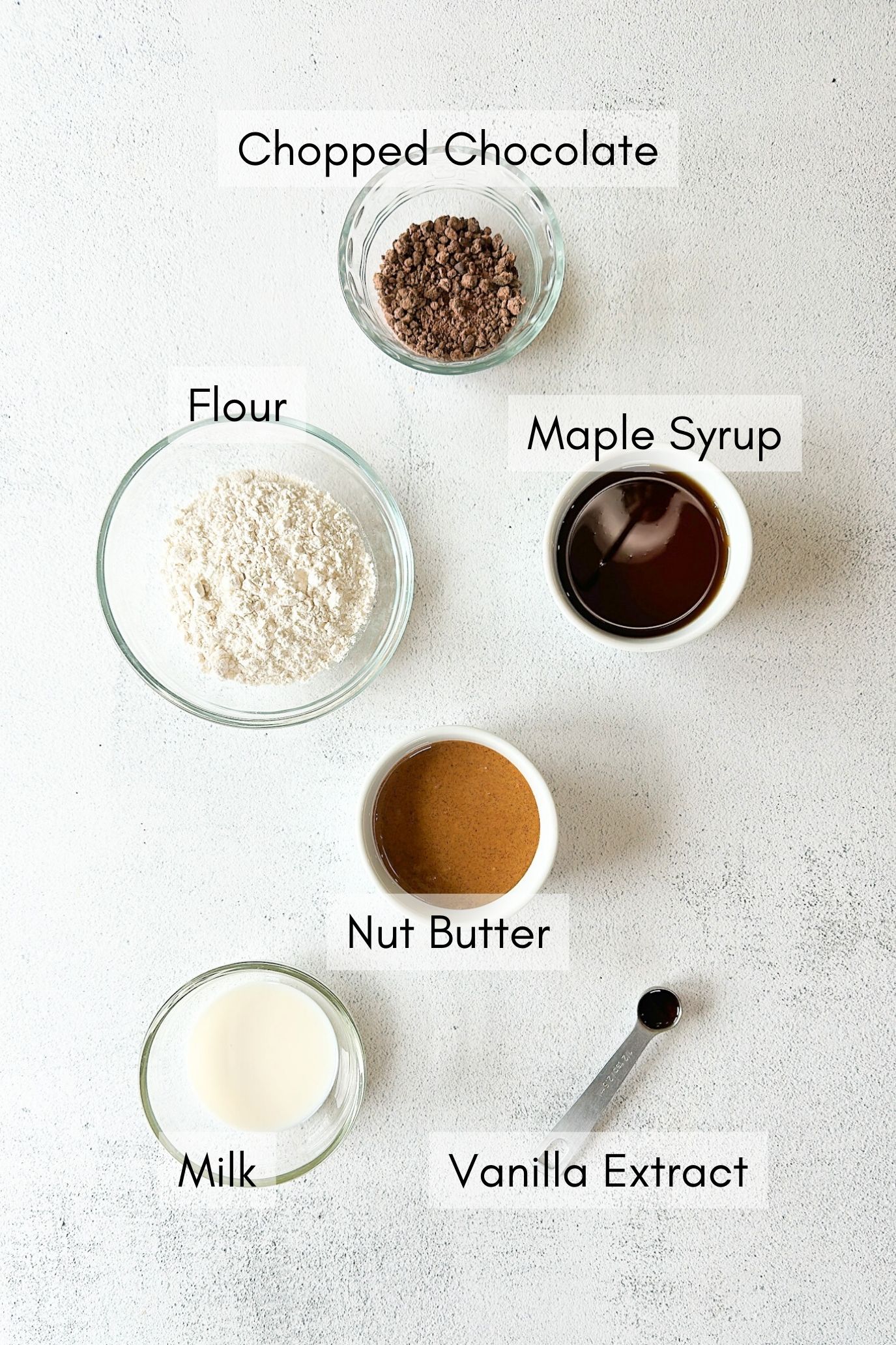 Ingredients to make homemade cookie cereal.