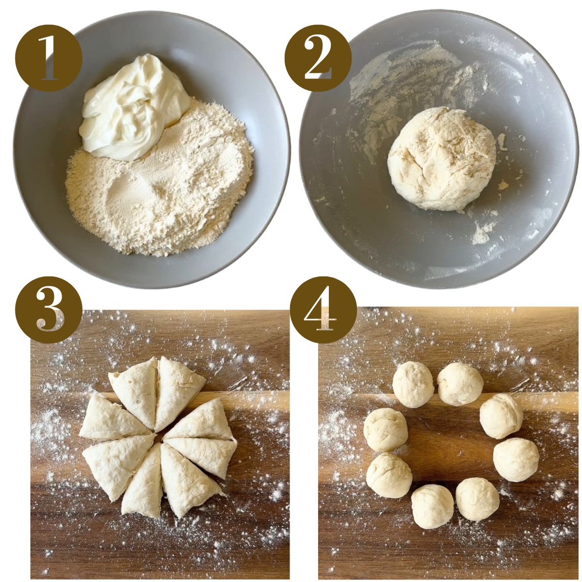Steps to make everything bagel bites.