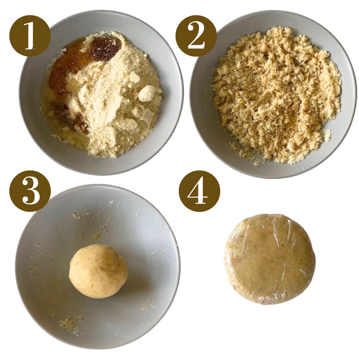 Steps to make homemade fudge stripe cookies.