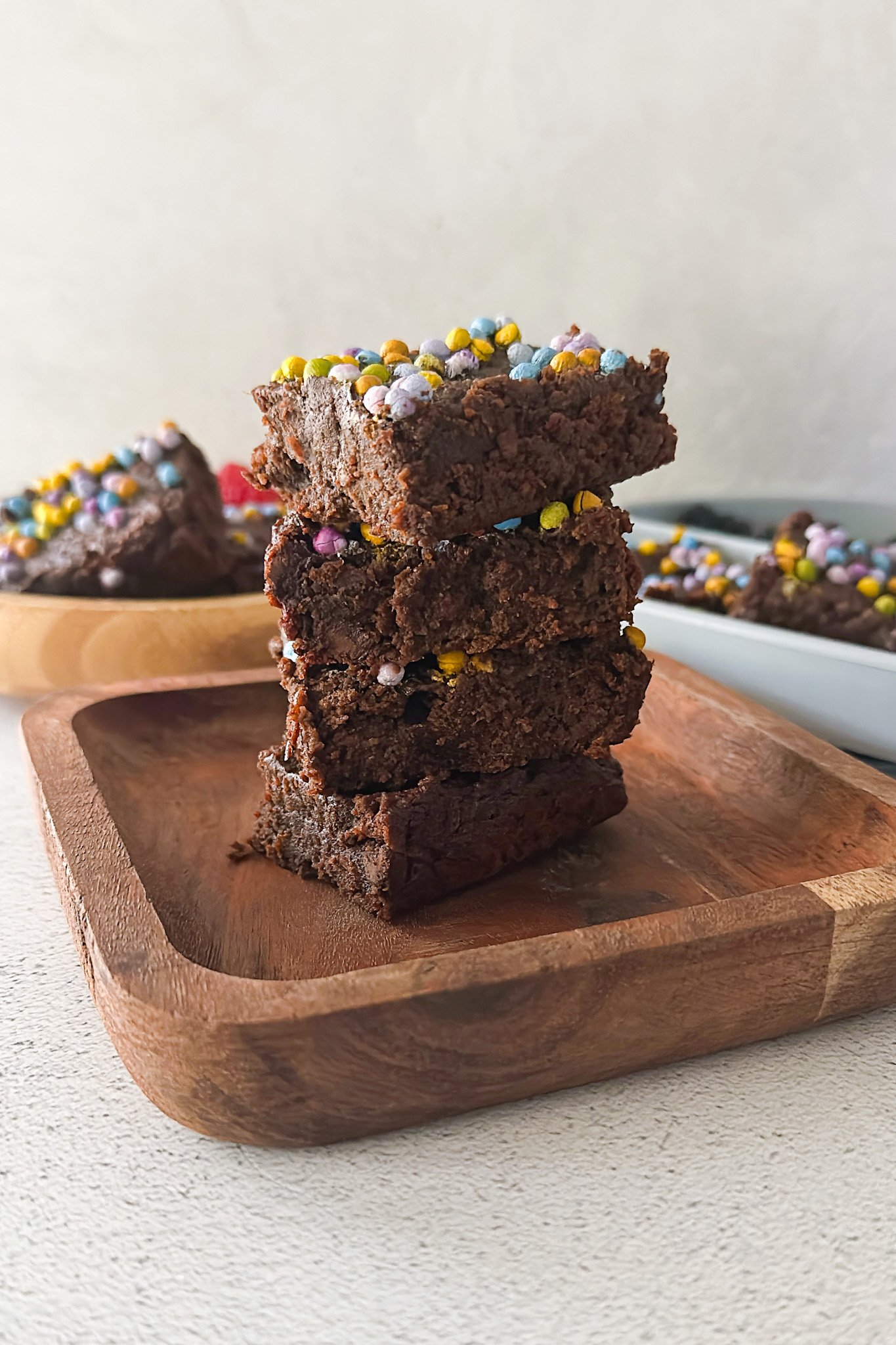 Sweet potato brownies.