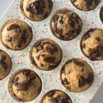 Chocolate chunk banana muffins.