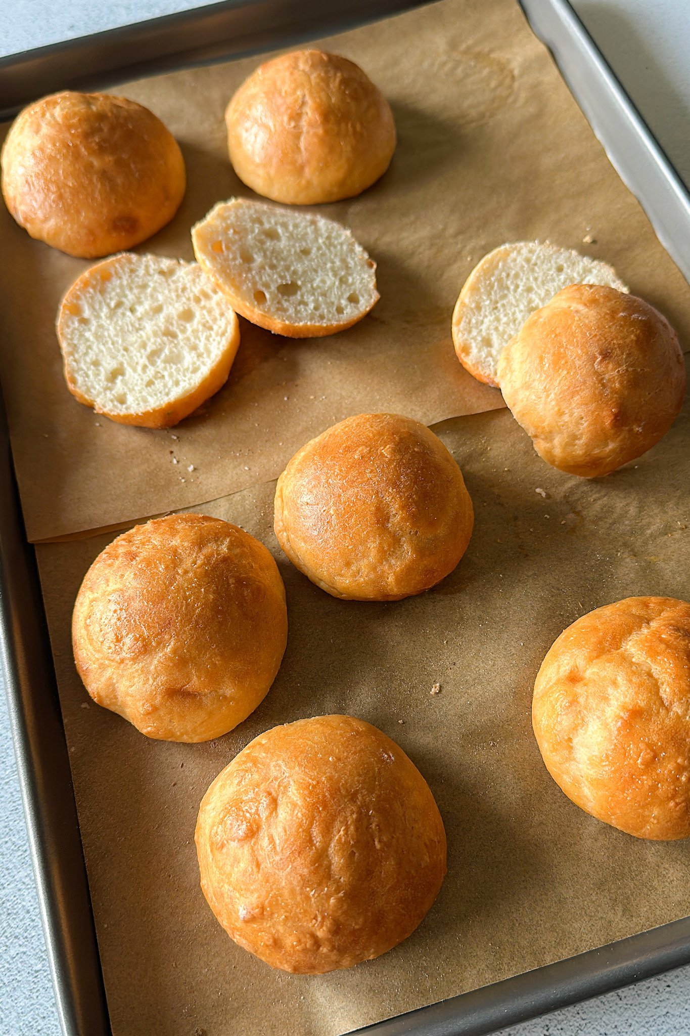 Cottage cheese buns.