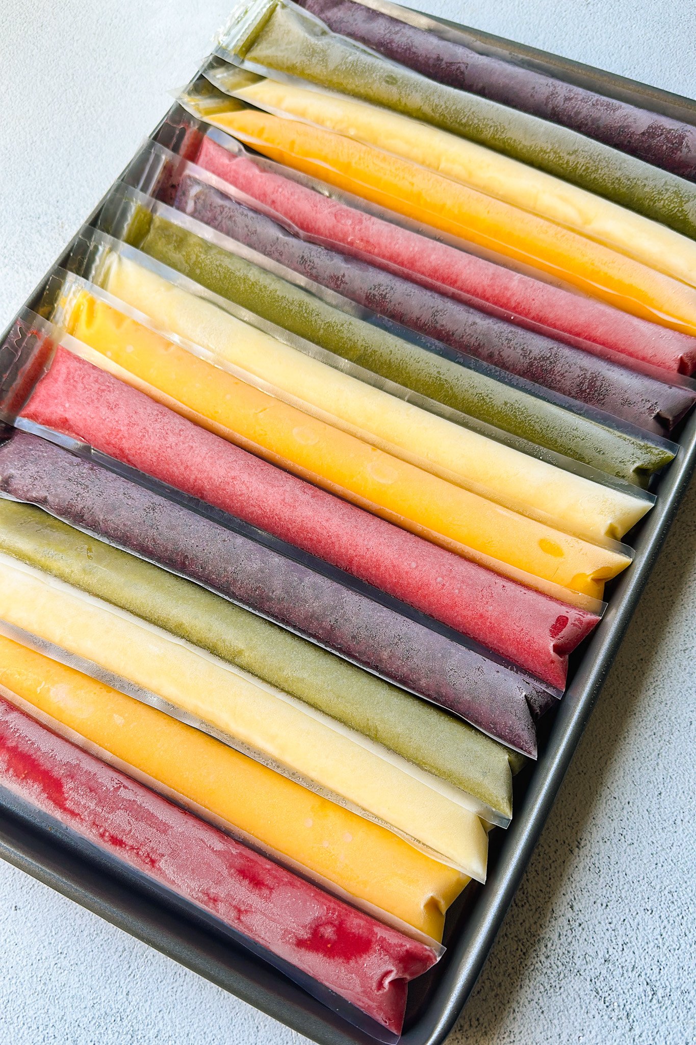 Homemade ice pops.