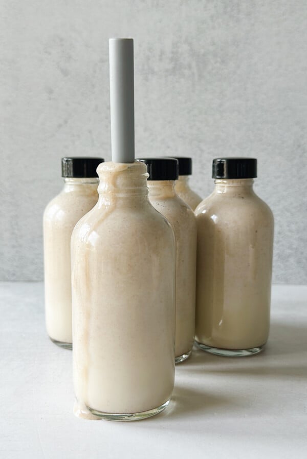 Homemade date milk.