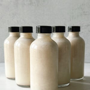 Homemade date milk.