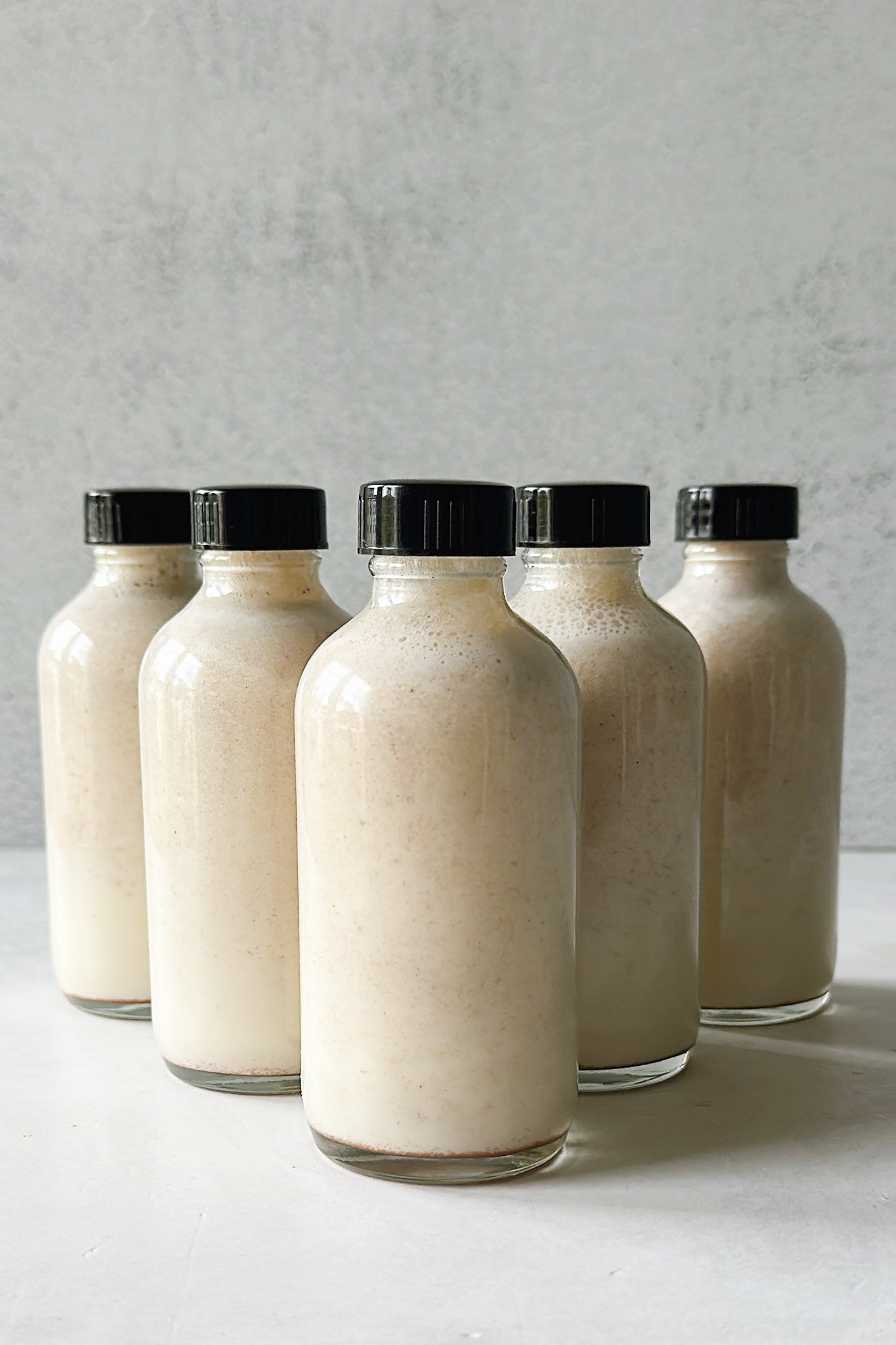 Homemade date milk.