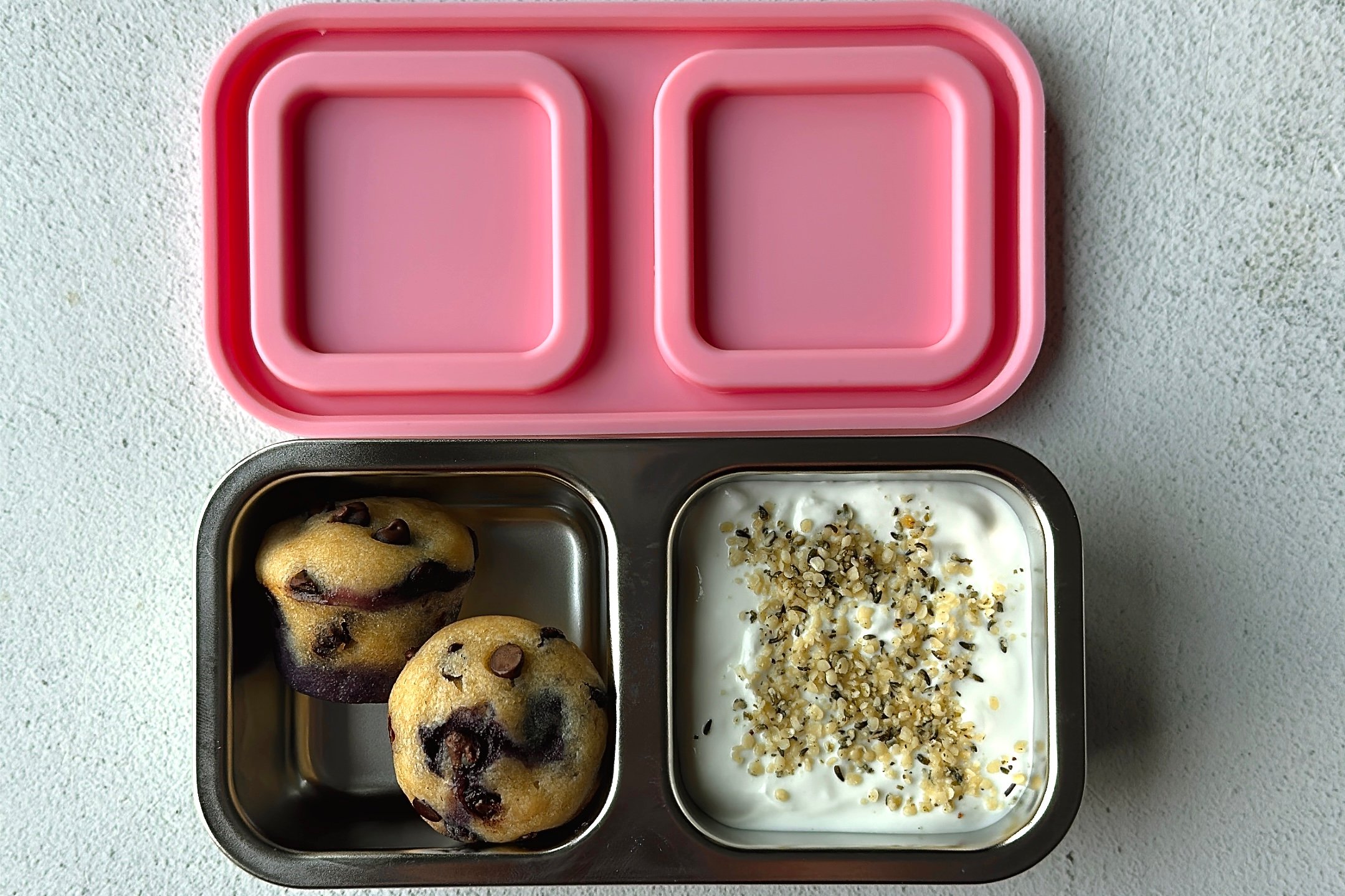 Mini muffins snackbox.
