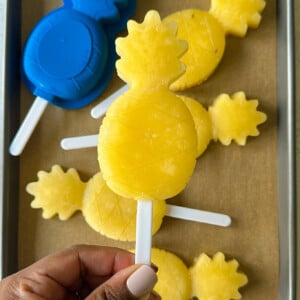 Pineapple popsicles.