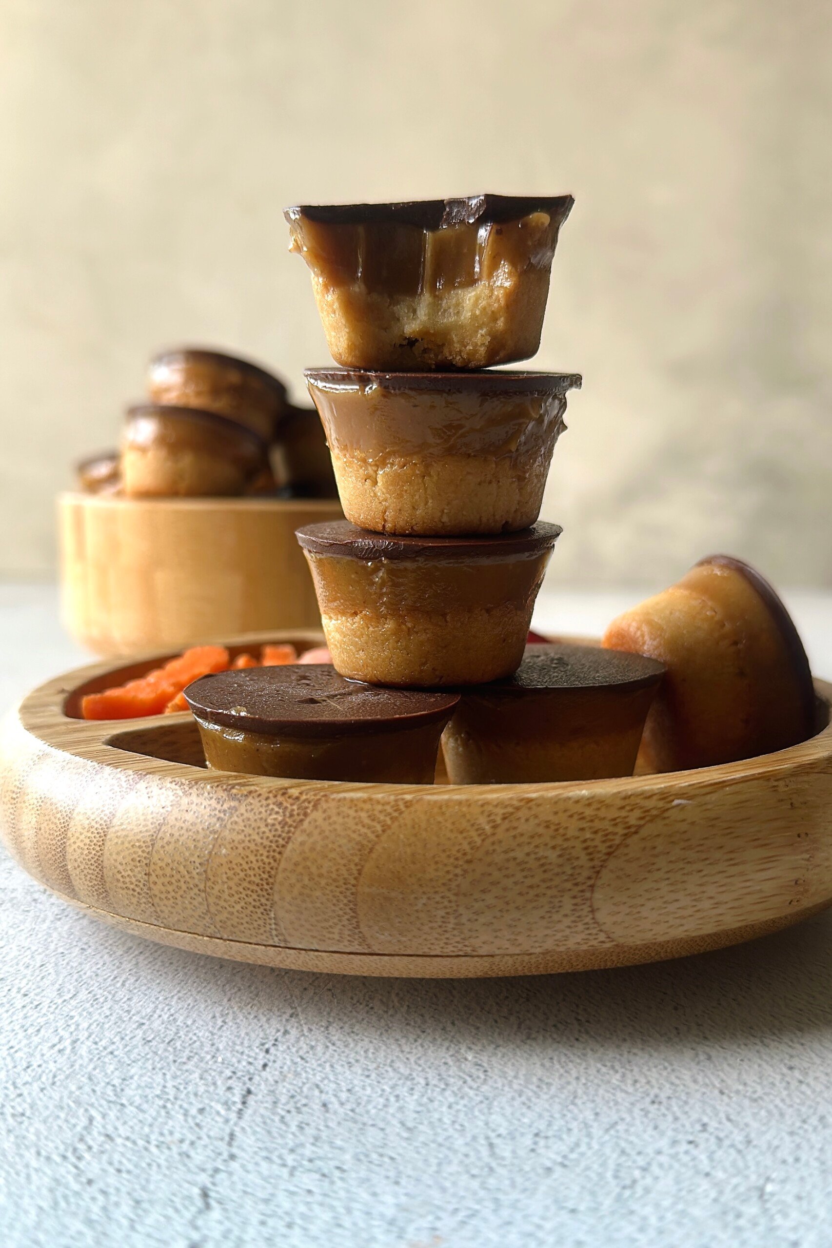 Homemade twix bites.