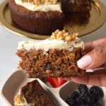 Carrot date cake.
