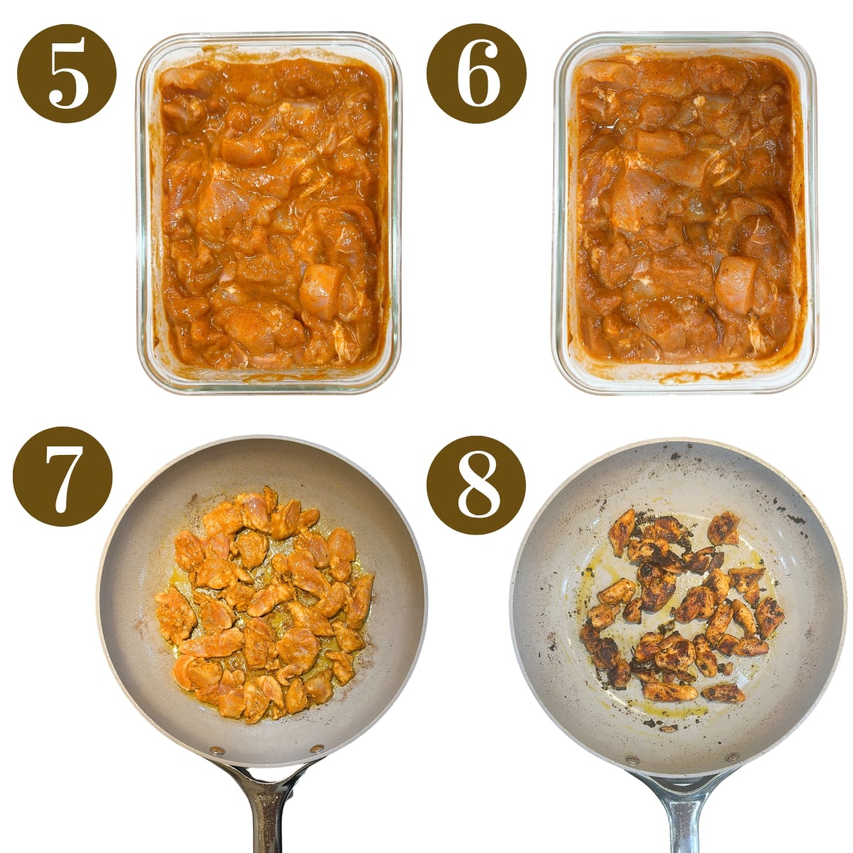 Steps to make copycat chipotle chicken.