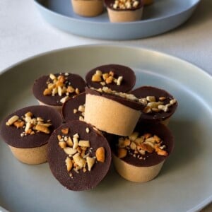 Peanut butter yogurt bites.