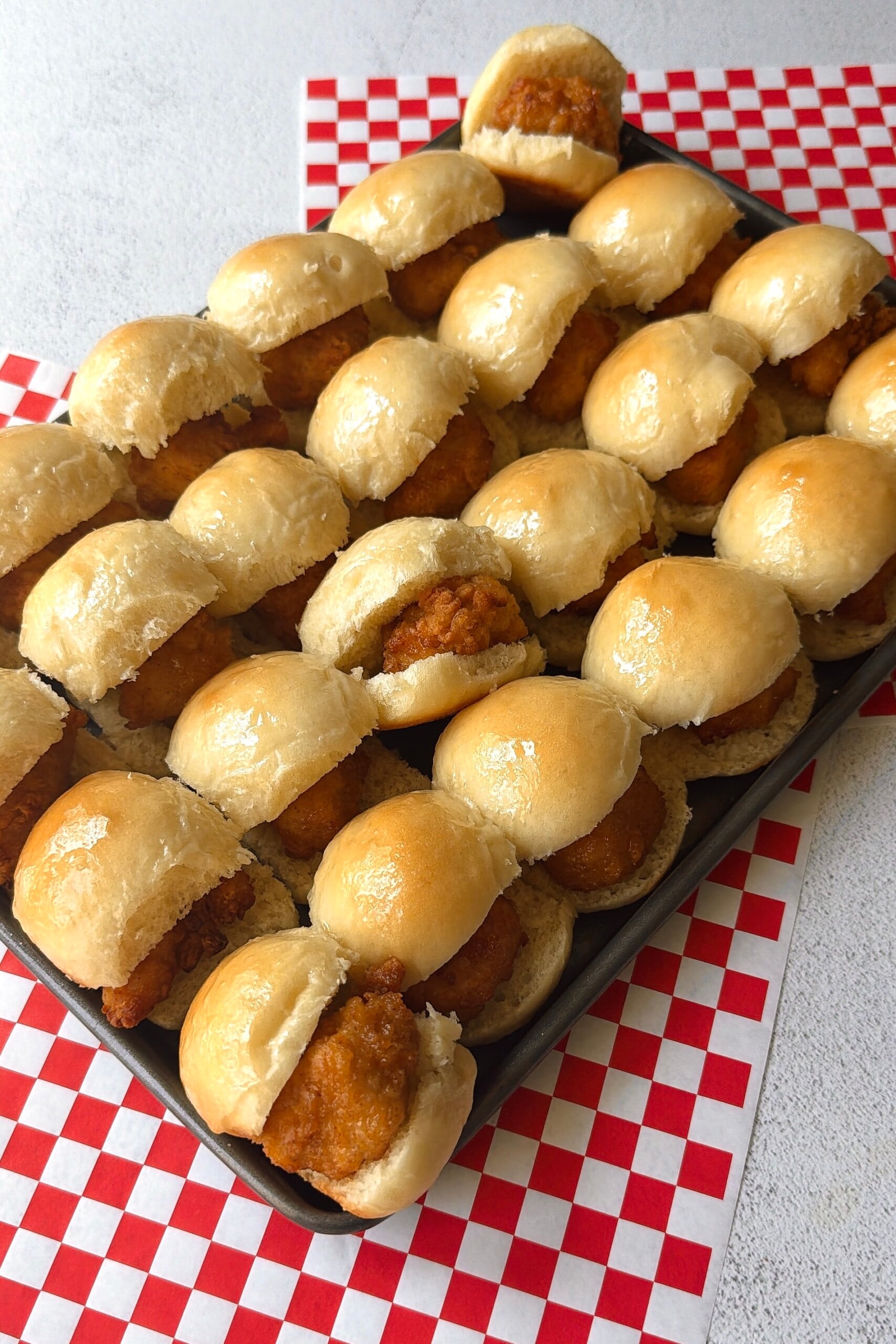 Homemade chicken minis.