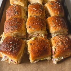 Italian grinder sliders.